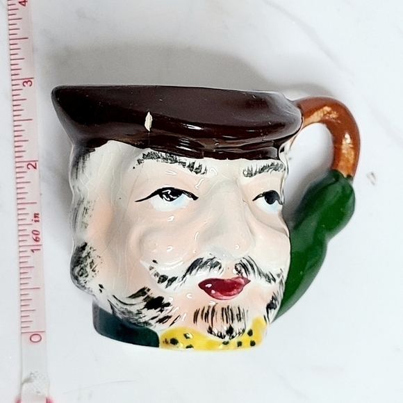 VINTAGE Miniature Character Toby Mug Jug Unmarked - Picture 11 of 12